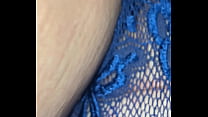 Mature Milf in Blue Lingerie